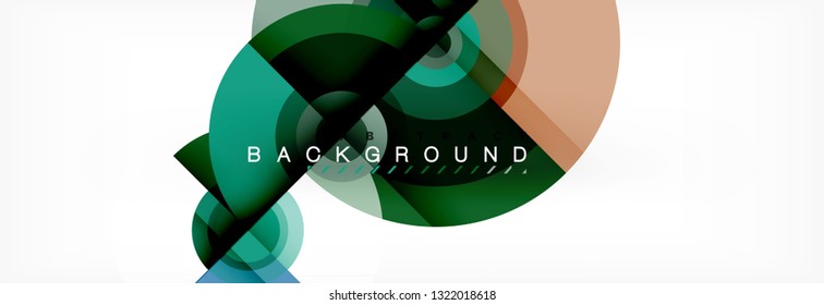 Abstract background circle design vector