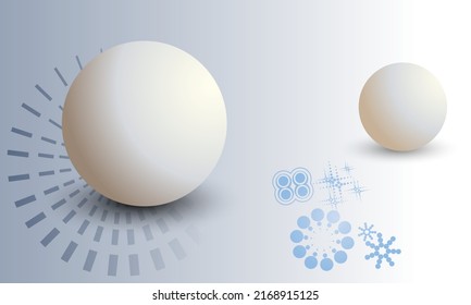 Abstract background with circle and dot pattern gray and white backdrop vector design eps-10