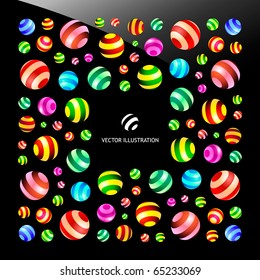 Abstract background with circle elements.