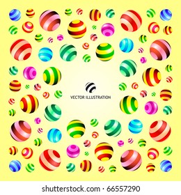 Abstract background with circle elements.