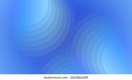 FUNDO ABSTRATO COM CÍRCULO GEOMÉTRICO FORMAS GRADIENTE AZUL COR DESIGN VETOR MODELO BOM PARA SITE MODERNO, PAPEL DE PAREDE, DESIGN DE CAPA
