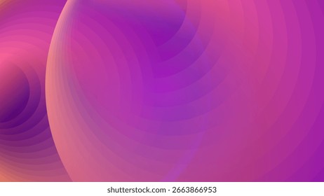 FONDO Abstractas CON FORMAS GEOMÉTRICAS DE CÍRCULO GRADIENTE ROSA COLOR PÚRPURA DISEÑO PLANTILLA DE VECTOR BUENO PARA EL SITIO WEB MODERNO, FONDO DE PANTALLA, DISEÑO DE CUBIERTA