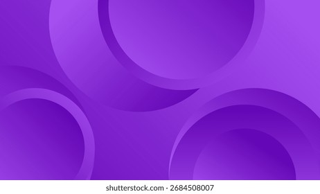 FONDO Abstractas CON FORMAS GEOMÉTRICAS CÍRCULO GRADIENTE COLOR PÚRPURA DISEÑO PLANTILLA DE VECTOR BUENO PARA EL SITIO WEB MODERNO, FONDO DE PANTALLA, DISEÑO DE CUBIERTA