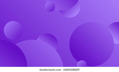 FONDO Abstractas CON FORMAS GEOMÉTRICAS CÍRCULO GRADIENTE COLOR PÚRPURA DISEÑO PLANTILLA DE VECTOR BUENO PARA EL SITIO WEB MODERNO, FONDO DE PANTALLA, DISEÑO DE CUBIERTA