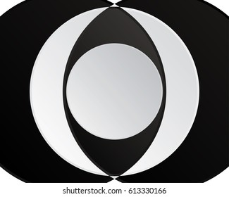 Abstract background with circle, background with geometric, vector illustration