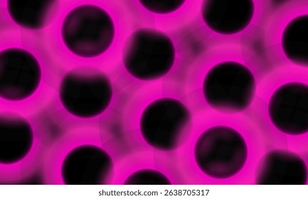 Abstract background with the circle graphic of nero light glow