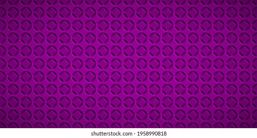 Abstract background with circle holes in purple colors
