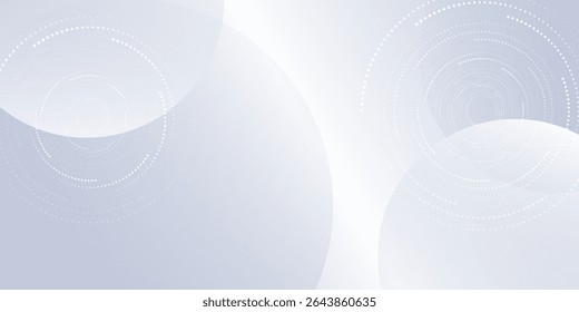 Abstract background with circle lines. Digital or Technology concept. Vector illustration.