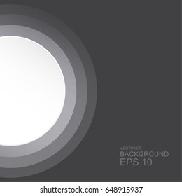 Abstract background, circle on black background, template business design