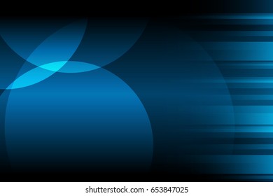 Abstract background with circle on dark blue color background,vector design elements.