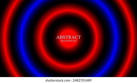 abstract background circle red and blue glow gradient vector illustration