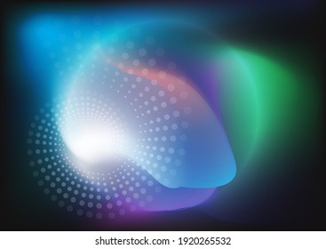 abstract background circle shape and lighting.