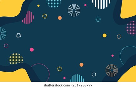 plano de fundo abstrato com padrão de forma de círculo