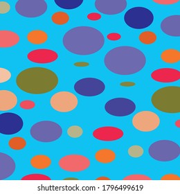 Fondo abstracto con formas de círculo y varios colores