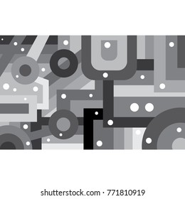 abstract background circle square vector design colorful