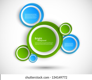 Abstract background with circles