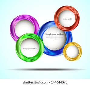 Abstract background with circles