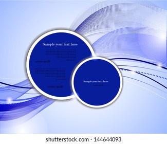 Abstract background with circles