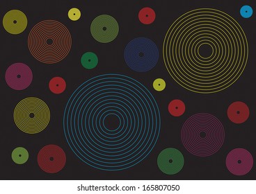 abstract background with circles