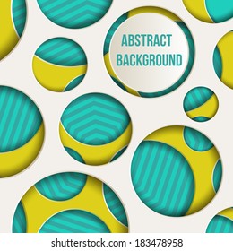 abstract background with circles