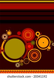 abstract background with circles
