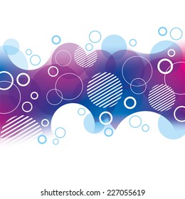 Abstract Background with Circles 