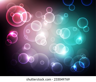 Abstract background with circles