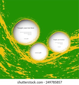 Abstract background with circles