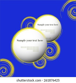 Abstract background with circles