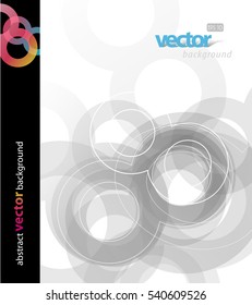 Abstract background with circles.