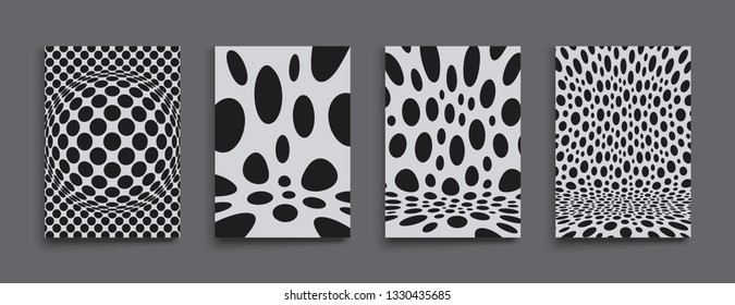 Abstract background with circles. Chaotic particles in empty space. Dynamic vector illustartion.