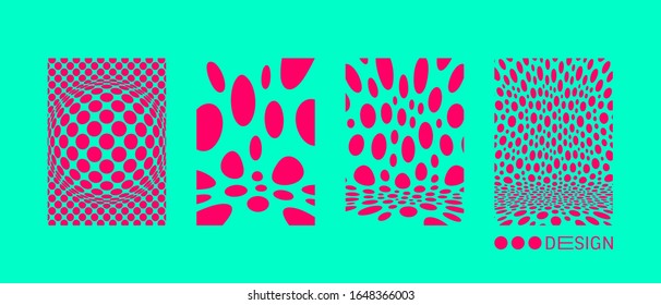 Abstract background with circles. Chaotic particles in empty space. Dynamic vector illustartion.