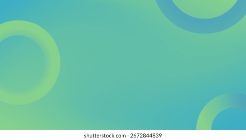 Abstract background with circles and Copy Space for advertisement presentation