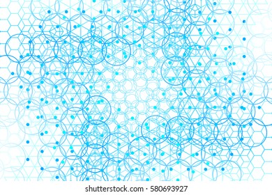 Abstract background with circles, cube, triangles and a lot of lines. Sacred geometry backdrop. The science, chemistry and astrology themes. 