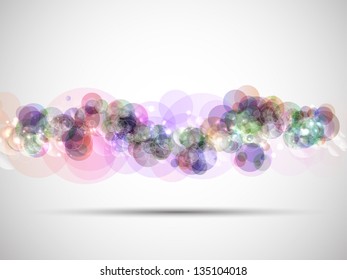 Abstract background with a circles design