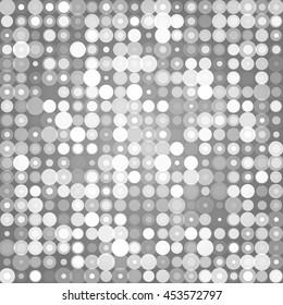 Abstract background of circles of different shapes. It used to modern design. Vector illustration.