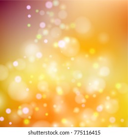 Abstract background with circles fall