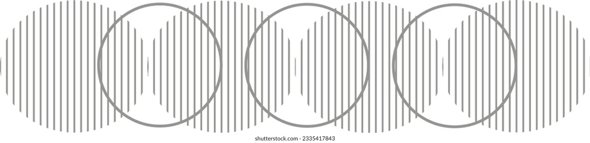abstract background with circles geometric seamless pattern