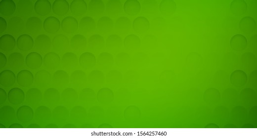 Abstract background with circles in green colors