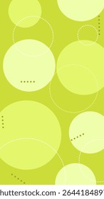 Fondo Abstractas con círculos, fondo de lunares verdes para el Fondo de pantalla móvil, fondo verde