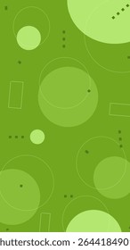 Fondo Abstractas con círculos, fondo de lunares verdes para el Fondo de pantalla móvil, fondo verde