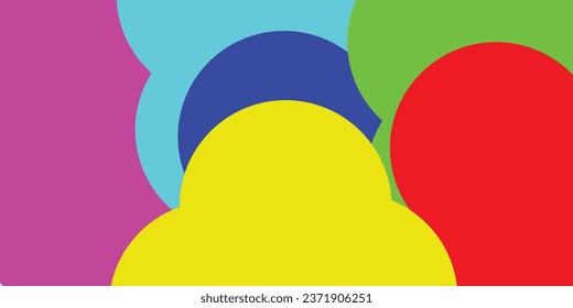 Abstract background with circles and halftone dots pattern. Grey and white backdrop