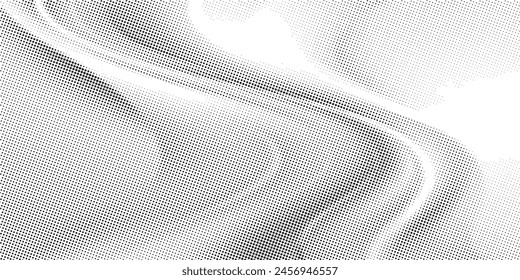 Fondo Abstractas con círculos y patrón de puntos de semitono. Fondo gris y blanco