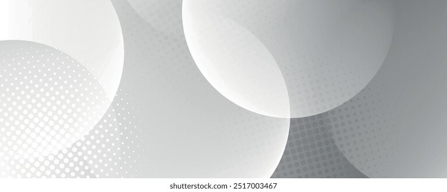 Abstrakter Hintergrund mit Kreisen und Rasterpunktmuster