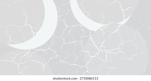 Fundo abstrato com círculos e padrão de pontos de meio-tom. Fundo cinza e branco