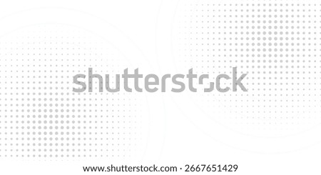 Abstract background with circles and halftone dots pattern. vector illustration