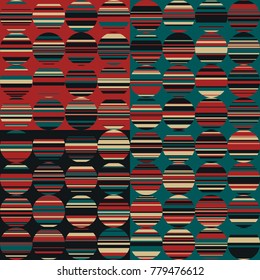 Abstract Background with Circles  and Lines, Grunge Background in Circle Style, Modern Geometrical Abstract Background, Circle Design 