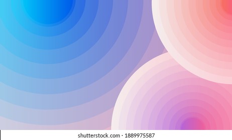 Abstract Background With Circles. Modern Abstract Design concept of web page design, Vector illustration, Portfolio, Brochure Cover, Social Media Banner Design. Easy to edit.