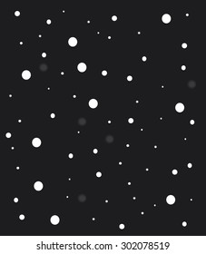 abstract background with circles on black background