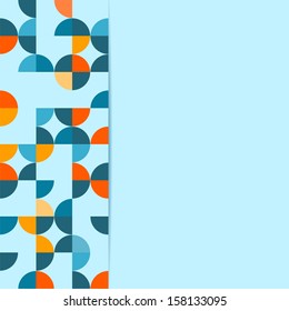 abstract background with circles on an blue  background.vector